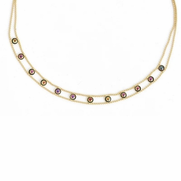 Fall 14K Titanium Hematite Choker Necklace - Picture 6 of 6